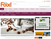 Tablet Screenshot of newfoodmagazine.com